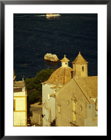Church Of Santo Domingo In D'alt Vila, Old Walled Town, Ibiza City, Balearic Islands, Spain by Jon Davison Pricing Limited Edition Print image
