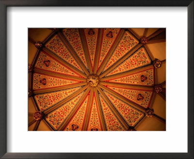 Ceiling Rose In Westminster Abbey London, England by Glenn Beanland Pricing Limited Edition Print image