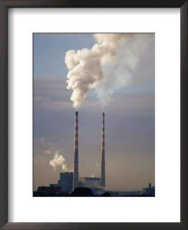 Smokestacks Of Dublin Power Station, Dublin, Ireland by David Tipling Pricing Limited Edition Print image