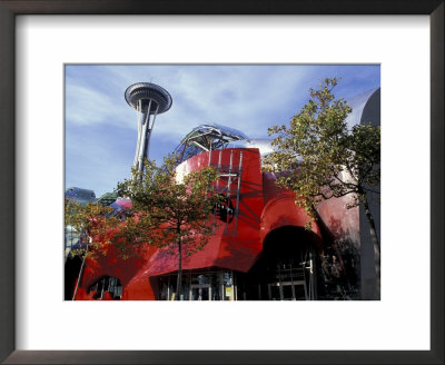 Experience Music Project And Space Needle, Seattle, Washington, Usa by Jamie & Judy Wild Pricing Limited Edition Print image