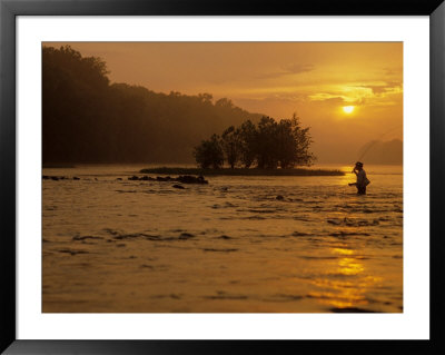 Fishing, Shepherdstown, West Virginia, Usa by Kenneth Garrett Pricing Limited Edition Print image