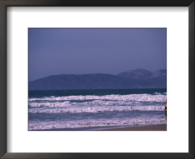 Pismo Beach And Runner, California, Usa by Nik Wheeler Pricing Limited Edition Print image