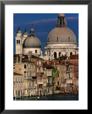 Santa Maria Della Salute With Apartment Buildings In Foreground, Venice, Italy by Bethune Carmichael Pricing Limited Edition Print image