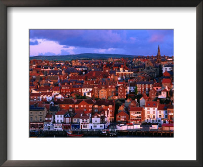 Town Buildings At Dawn, Whitby, North Yorkshire, England by Grant Dixon Pricing Limited Edition Print image