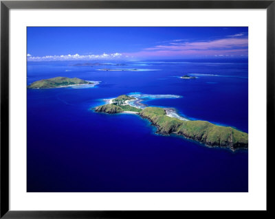 Yanuya Island On Right And Tavua Island On Left, Fiji by David Wall Pricing Limited Edition Print image