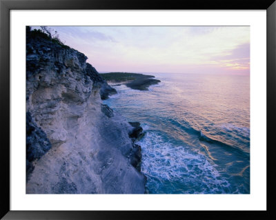 The White Cliffs Of Cape Santa Maria On Long Island, Long Cay, Acklins & Crooked Islands, Bahamas by Greg Johnston Pricing Limited Edition Print image