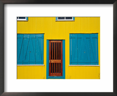 Facade Of House, Stanley, East Falkland, Falkland Islands by Tony Wheeler Pricing Limited Edition Print image