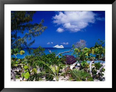 Seabourn Pride Cruise Ship Offshore, Bahamas by Wayne Walton Pricing Limited Edition Print image