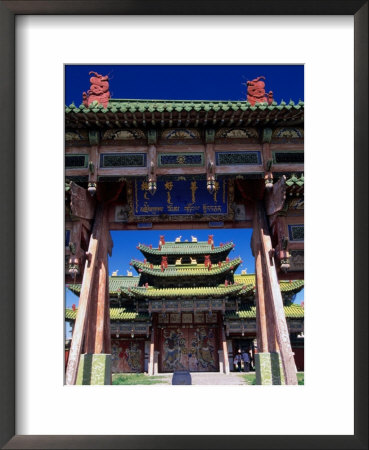 Entrance Gate To The Museum Of Religion, Ulaan Baatar, Mongolia by Keren Su Pricing Limited Edition Print image
