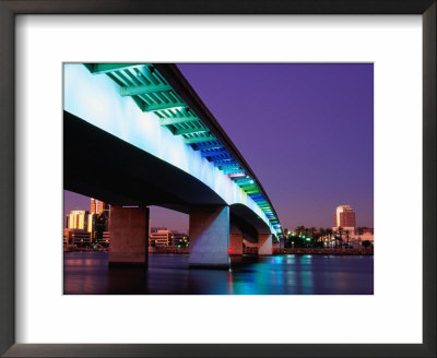 Queen's Way Bridge, Long Beach, United States Of America by Richard Cummins Pricing Limited Edition Print image