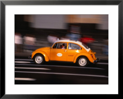 Speeding Taxi On Paseo De La Reforma, Mexico City, Mexico by Setchfield Neil Pricing Limited Edition Print image