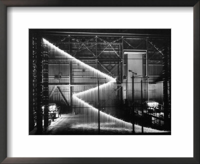 General Electric Lab, Creating Artificial Lightning To Study Its Behavior by Andreas Feininger Pricing Limited Edition Print image
