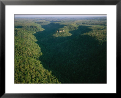 An Aerial Shows The Geography Of The Cumberland Plateau by Stephen Alvarez Pricing Limited Edition Print image