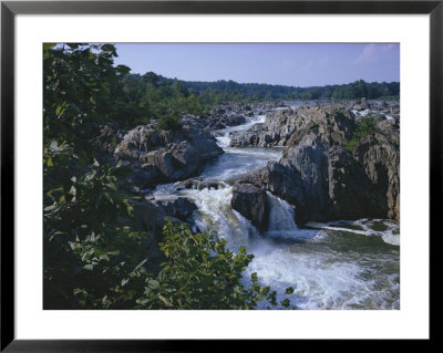 A Scenic View Of The 200-Foot Section Of Rapids And Cascades Located On The Potomac River by O. Louis Mazzatenta Pricing Limited Edition Print image