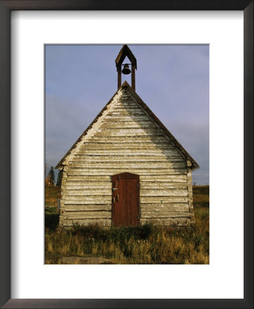 An Historic Anglican Church Built In 1860 With Square Logs by Raymond Gehman Pricing Limited Edition Print image