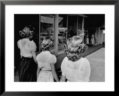 Bonnie, Jeanie, And Shirley Laughlin, After New Hair Styles by Stan Wayman Pricing Limited Edition Print image