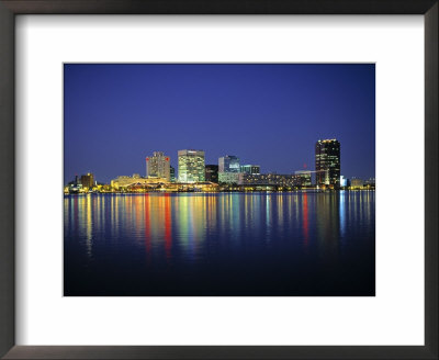 Norfolk Skyline, Virginia, Usa by Walter Bibikow Pricing Limited Edition Print image