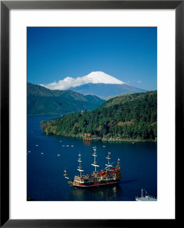 Mount Fuji And Lake Ashi, Hakone, Honshu, Japan by Steve Vidler Pricing Limited Edition Print image