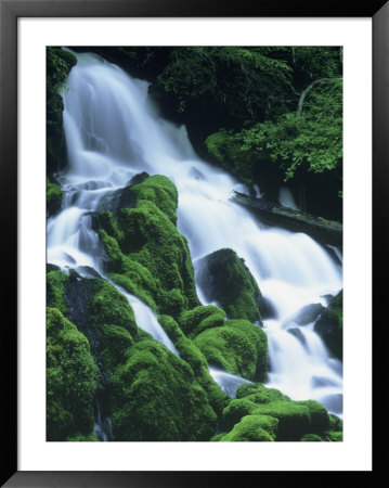 Waterfall Over The Rocks by Wood Sabold Pricing Limited Edition Print image