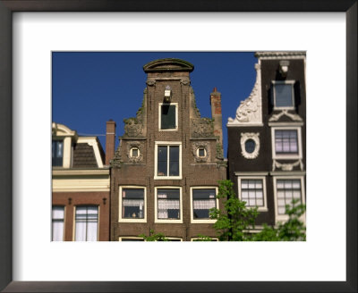Buildings Along Prinsengracht, Amsterdam, Holland by Walter Bibikow Pricing Limited Edition Print image