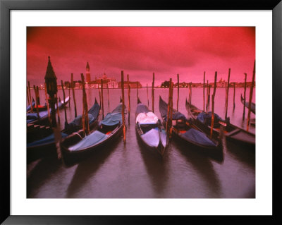 Gondolas, Venice, Italy by Frank Chmura Pricing Limited Edition Print image