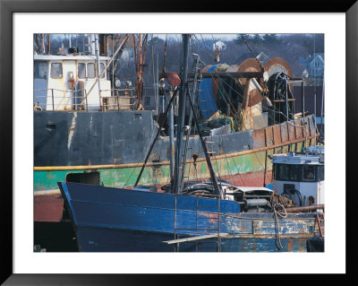 Fishing Boats On Shore, Gloucester, Ma by David Witbeck Pricing Limited Edition Print image
