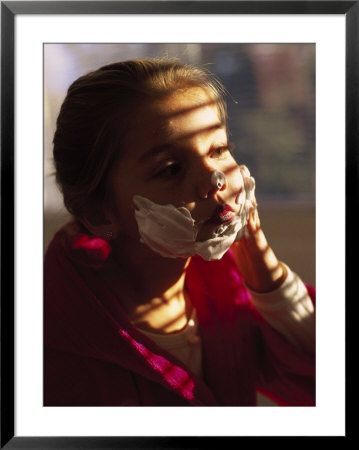 Child With Shaving Cream by Mitch Diamond Pricing Limited Edition Print image