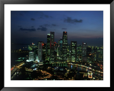 Skyline From Westin Stamford Hotel, Singapore by David Ball Pricing Limited Edition Print image