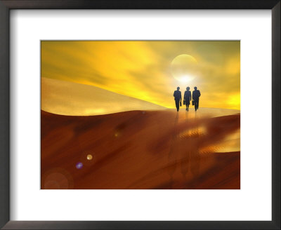 Business People Walking Into Horizon by Paul Katz Pricing Limited Edition Print image