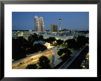 Skyline At Night, San Antonio, Tx by Richard Stockton Pricing Limited Edition Print image