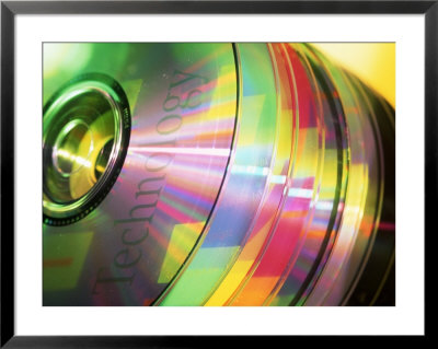 Technology' Projected On A Cd by Lonnie Duka Pricing Limited Edition Print image