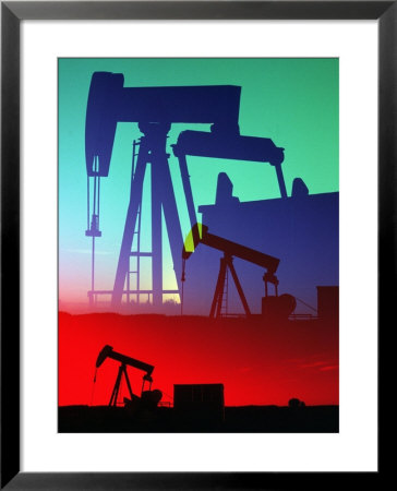 Oil Pumps, Colorado by Chris Rogers Pricing Limited Edition Print image