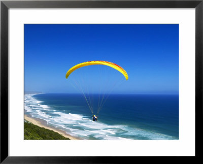 Paragliding Near Wilderness, Western Cape, South Africa by Roger De La Harpe Pricing Limited Edition Print image