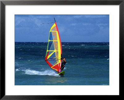Windsurfing, Kanaha Beach, Maui, Hi by Michele Burgess Pricing Limited Edition Print image
