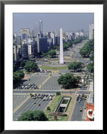 World's Widest Street, Buenos Aires, Argentina by Bill Bachmann Pricing Limited Edition Print image
