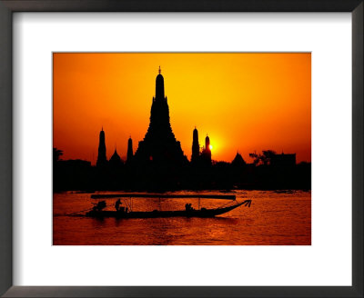 Temple Of Dawn In Bangkok, Thailand by David Marshall Pricing Limited Edition Print image