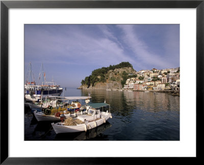 Town & Harbor, Epirus, Greece by Walter Bibikow Pricing Limited Edition Print image