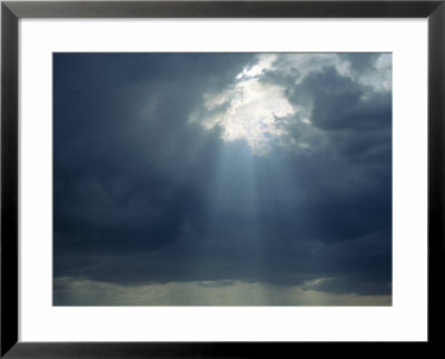 Clouds With Sunrays by Wallace Garrison Pricing Limited Edition Print image