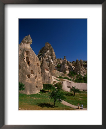 Cone Tufa Buildings, Uchisar, Cappadocia, Turkey by Walter Bibikow Pricing Limited Edition Print image