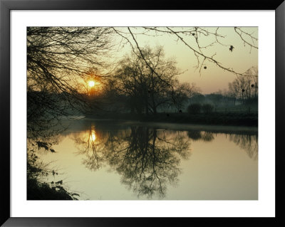 Sunrise, Conestoga River, Lancaster, Pa by Len Delessio Pricing Limited Edition Print image