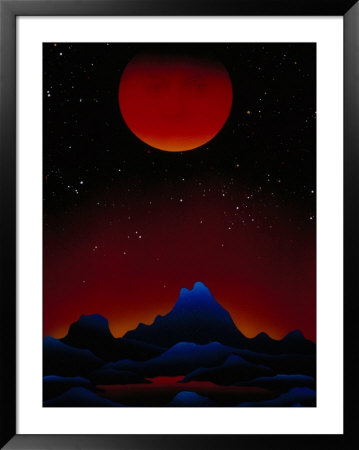Stars And Colorful Mountains by Ron Russell Pricing Limited Edition Print image