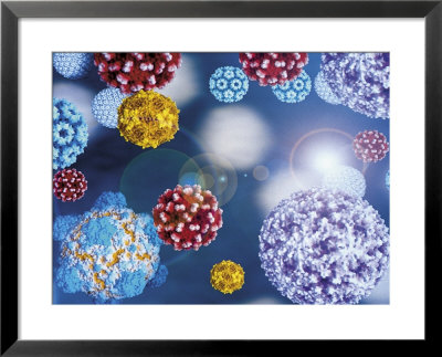 Cocktail Of Human Disease Viruses by Jacob Halaska Pricing Limited Edition Print image
