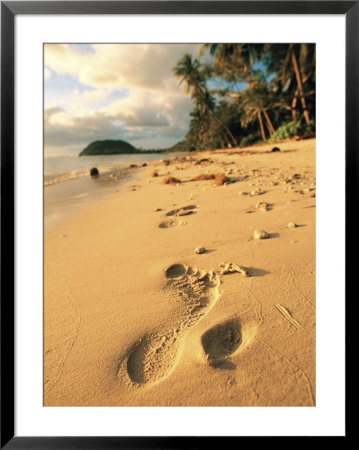 Foot Print On Beach, Koh Samui, Thailand by Jacob Halaska Pricing Limited Edition Print image