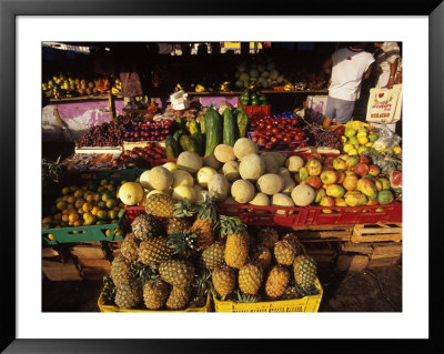Fruits And Vegetables At Floating Market, Curacao by Timothy O'keefe Pricing Limited Edition Print image