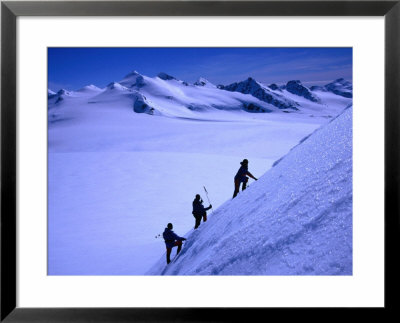 Mountaineers Ascending The Peaks Above Shackleton Gap, Antarctica by Grant Dixon Pricing Limited Edition Print image