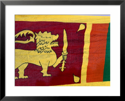 National Flag, Sri Lanka by Chris Mellor Pricing Limited Edition Print image