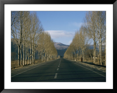 Paved Road, A Rarity In Tibet by Maria Stenzel Pricing Limited Edition Print image