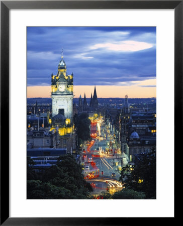 Princes St., Calton Hill, Edinburgh, Scotland by Doug Pearson Pricing Limited Edition Print image