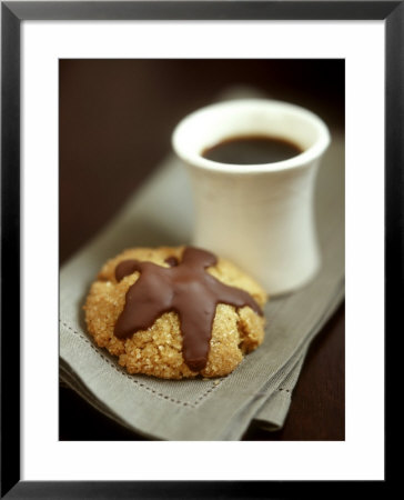 Coffee Sand Biscuits With Chocolate Icing by Jean Cazals Pricing Limited Edition Print image