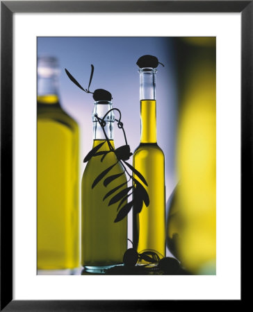 Olive Oil In Bottles by Luzia Ellert Pricing Limited Edition Print image
